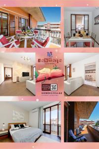 En eller flere senge i et værelse på Peschiera Fantasia DesenzanoLoft Official Partner Homes & Villas by Marriott Bonvoy