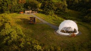 Příroda nedaleko luxury tent