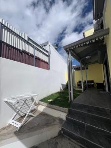 Balkón nebo terasa v ubytování Ti case Caman