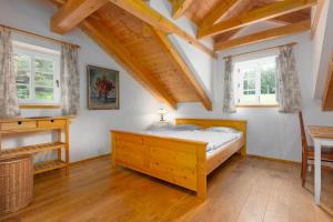 Posteľ alebo postele v izbe v ubytovaní Apartmány U Šakala + 7 fotografií