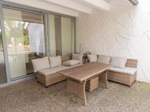 Ruang duduk di Ferienhaus Flair am Meer