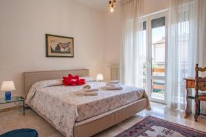 Letto o letti in una camera di Villa Casa Gemelli