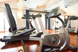 Fitness centrum a/nebo fitness zařízení v ubytování Victoria Hotel
