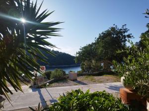 a view of the lake from the house at Luxury rooms Bočac in Sali