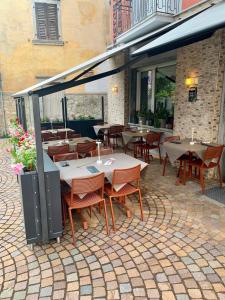 Restaurace v ubytování Hotel Locanda Alla Perla