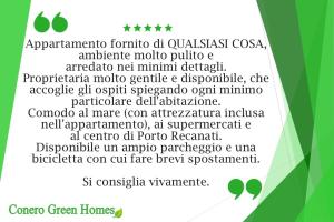 Certyfikat, podpis lub inny dokument wystawiony w obiekcie Conero Green Homes