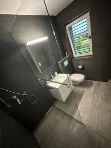 Koupelna v ubytování V.I.P Appartement