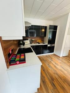 A kitchen or kitchenette at Fewo-Wilhering