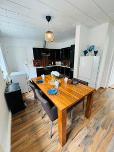 A kitchen or kitchenette at Fewo-Wilhering