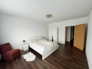 Postel nebo postele na pokoji v ubytování Panorama-Perle