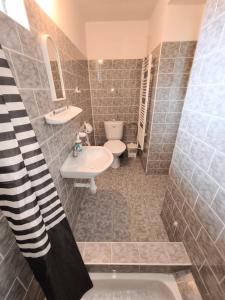 Baðherbergi á Apartmány Na vyhlídce