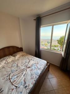 Postel nebo postele na pokoji v ubytování Keti apartment