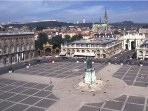Nespecifikovaný výhled na destinaci Nancy nebo výhled na město při pohledu z hotelu