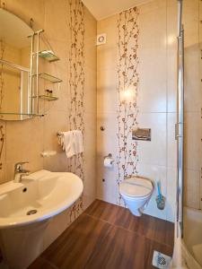 Koupelna v ubytování Hotel Petrovac