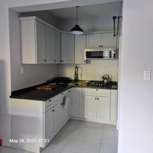 Eldhús eða eldhúskrókur á Defiance Studio St Maarten