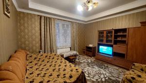 TV a/nebo společenská místnost v ubytování Коттеджный городок Вита -литовская, Голосеевский район, Динамо, Конча-Заспа