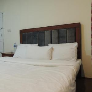 Postel nebo postele na pokoji v ubytování Alpen Hotel Skardu