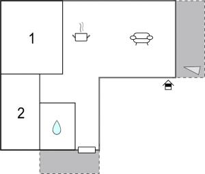 Plán poschodí v ubytovaní Apartment Makarska Zagrebacka