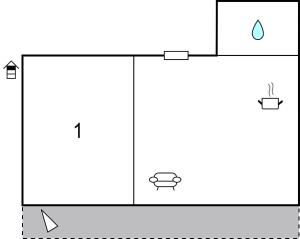 Plán poschodí v ubytovaní Apartment Vukovarska Vii