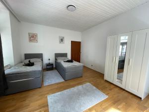 Postel nebo postele na pokoji v ubytování Central apartment in Vienna + 5 fotografií