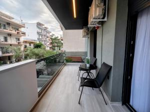 Balkón nebo terasa v ubytování Canva Living