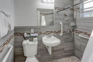 Koupelna v ubytování Richard's Pet Friendly Motel