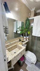 Koupelna v ubytování Apartamento Waldo Pinheiro + 32 fotografií