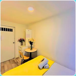 Krevet ili kreveti u jedinici u okviru objekta Prisma Hostel