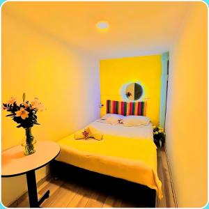 Krevet ili kreveti u jedinici u okviru objekta Prisma Hostel