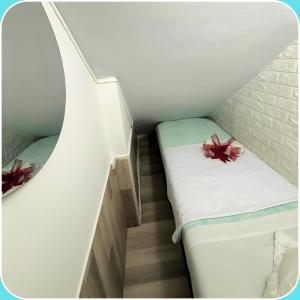 Krevet ili kreveti u jedinici u okviru objekta Prisma Hostel