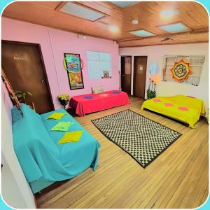 Krevet ili kreveti u jedinici u okviru objekta Prisma Hostel