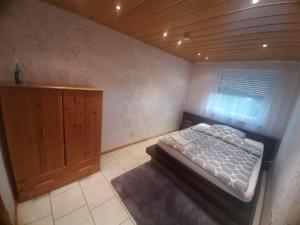 Ένα ή περισσότερα κρεβάτια σε δωμάτιο στο Apartment am Dülmen