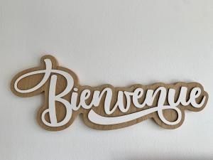 ein Holzschild mit dem Wort Bernanke in der Unterkunft Le Ptit Maisy in Grandcamp-Maisy