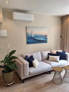 Posezení v ubytování Appartement Havenzicht