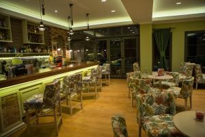 A seating area at Irene's Resort