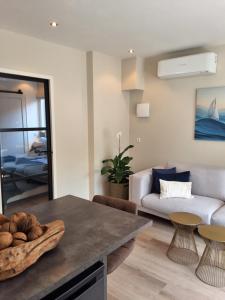 Posezení v ubytování Appartement Havenzicht