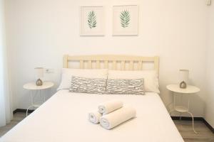 En eller flere senge i et værelse på Puerto Banus with private garden