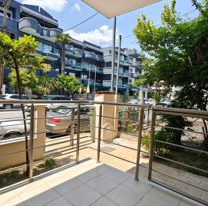 Balkón nebo terasa v ubytování Nava Apartments