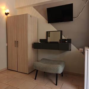 TV a/nebo společenská místnost v ubytování Nava Apartments