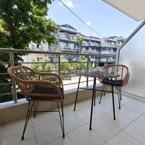 Balkón nebo terasa v ubytování Nava Apartments