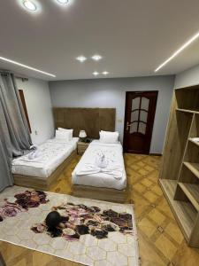 Voodi või voodid majutusasutuse AL krma pyramids hotel toas