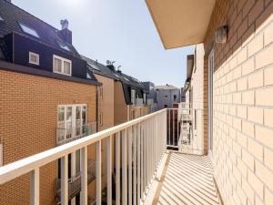 Μπαλκόνι ή βεράντα στο Apartment in Blankenberge near Beach & Casino