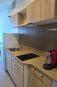 Una cocina o kitchenette en Studio vue mer à marigot St-martin