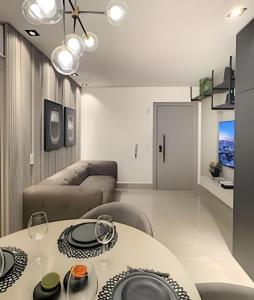 Køkken eller tekøkken på Studio Boeing - Luxo e Conforto