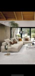 a living room with a couch and two tables at المهندسين in Cairo