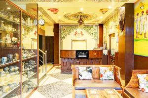Coin salon dans l'établissement Super Collection O Gangapole Amer Road Formerly Rewa Garh