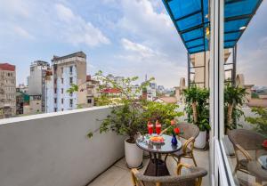 Balkón nebo terasa v ubytování Golden Amour Hotel