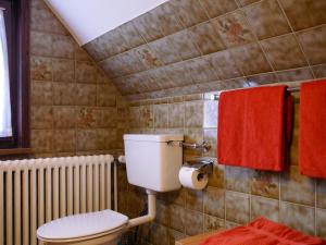 Koupelna v ubytování Bühlbauernhof