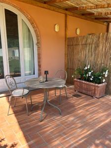 Balkón nebo terasa v ubytování Agriturismo Due Comuni