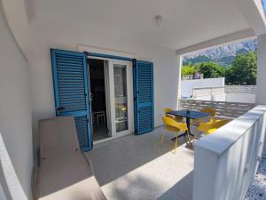 Balkón nebo terasa v ubytování GaLa Apartments Zaostrog